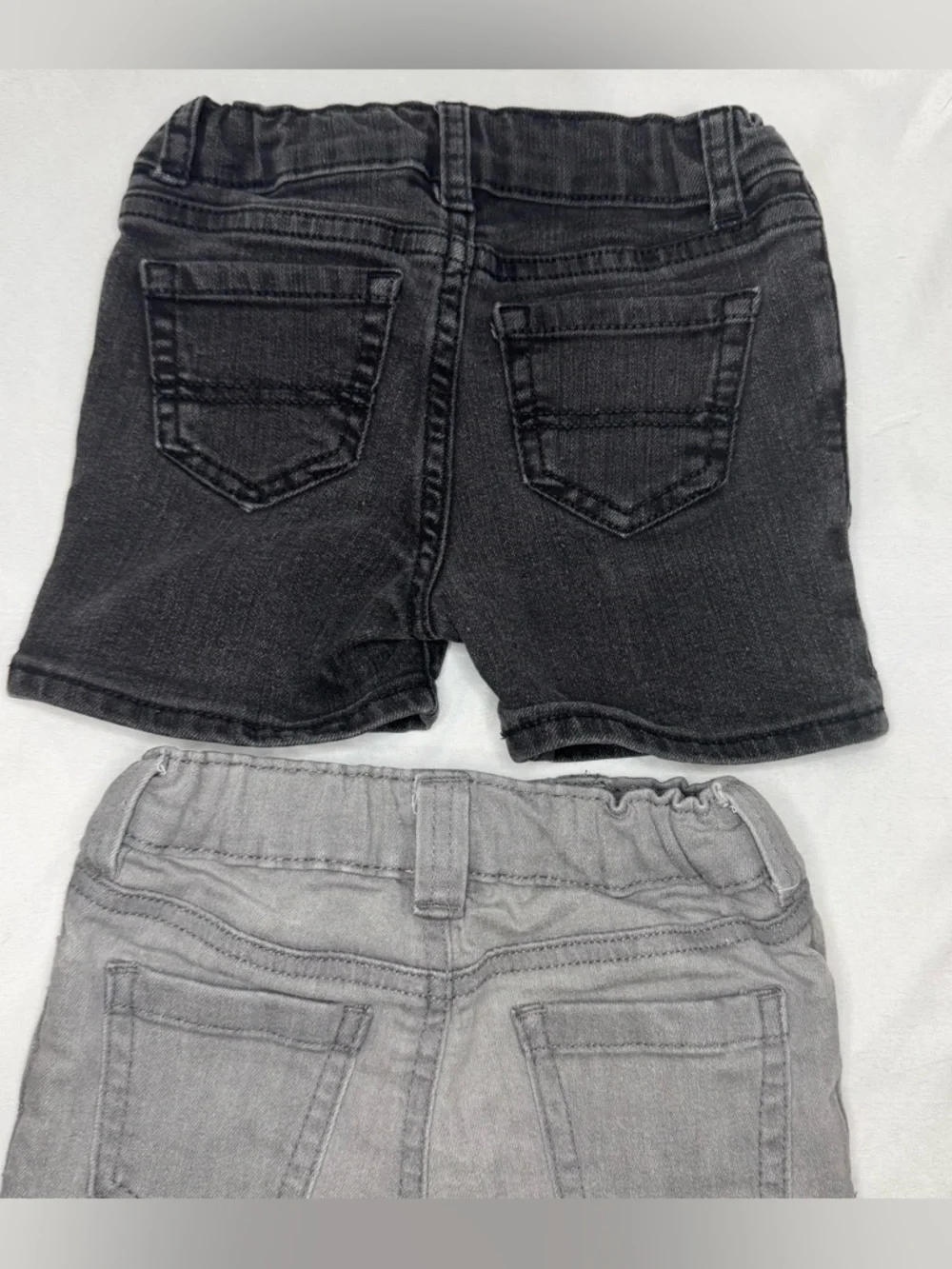 2-Pairs of Toddler Shorts Black & Gray